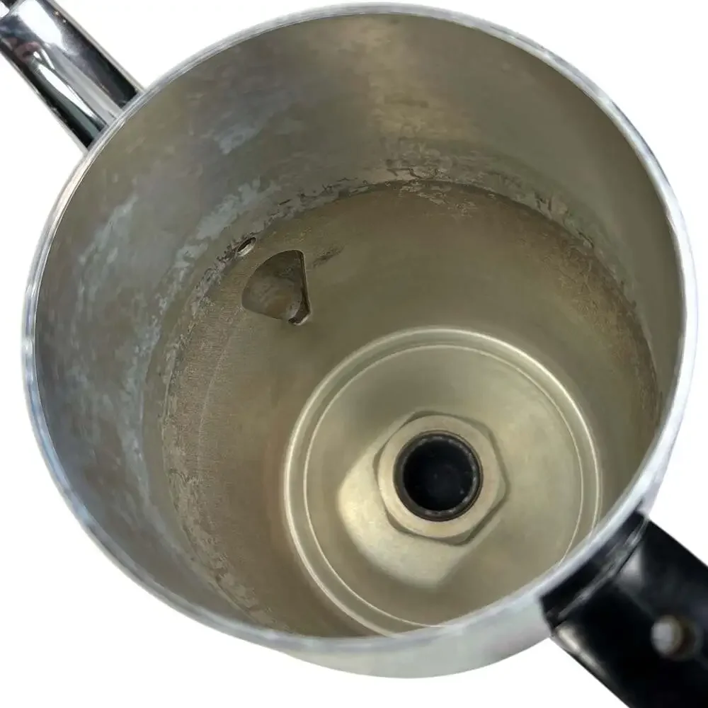 Vintage GE 9‑Cup Chrome Automatic Coffee Maker Percolator Pot Immersible Tested